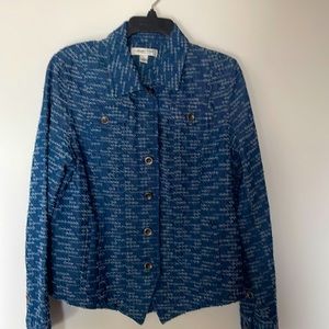 Cold water creek size 10 super cute shirt jacket 100%cotton